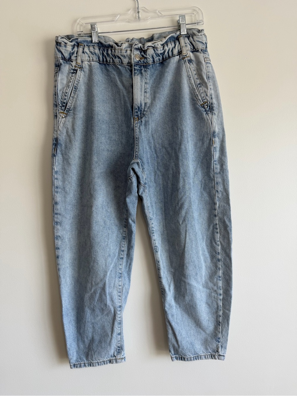 Zara Light Blue Boyfriend Jeans